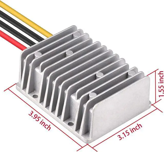 Alt view image 5 of 7 - DC 8V-40V to 12V 25A Automatic Buck Boost Converter Step Down/Up Regulator Voltage Reducer Converter Waterproof Regulated DC Power Supply for Golf Cart Club Car LED Light