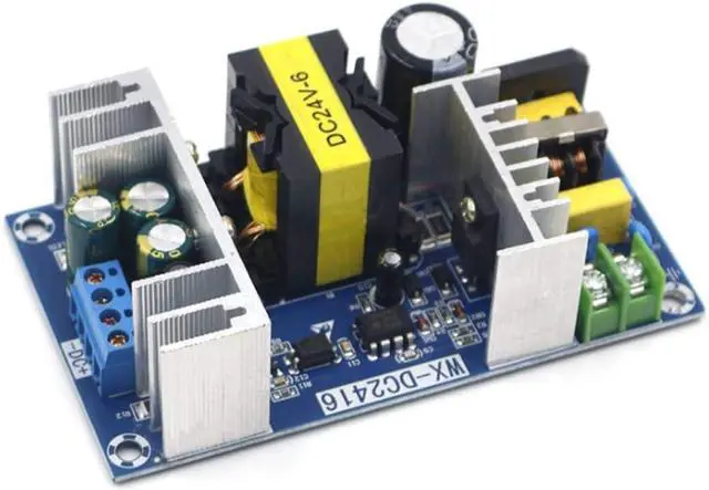 Alt view image 2 of 6 - AC-DC Buck Converter AC 100-240V to DC 24V 6A Step-Down Converter Module 150W Isolation Switching Power Supply Module SMPS Power Converter (24V 6A 150W)