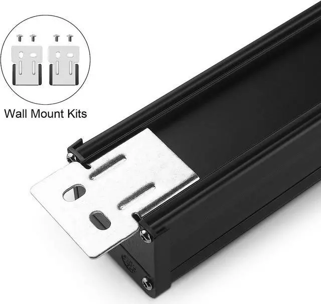Alt view image 4 of 7 - Long Heavy Duty 16 Outlet Large Metal Garage Workshop Multi Wide Industrial Power Strip. 6FT Cord 15A, 125V, 1875W (Black)