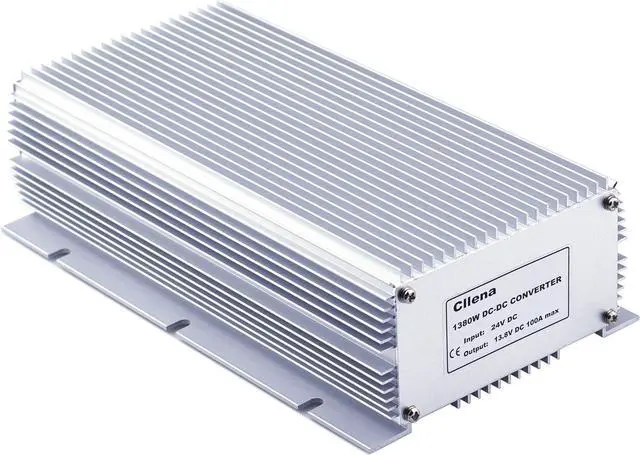 Alt view image 2 of 7 - DC 24V Step Down to 13.8V 100A 1380W Converter Voltage Regulator, Waterproof DC/DC Voltage Reducer Buck Transformer Power Supply for Golf Cart