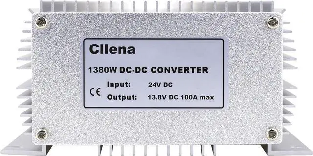 Alt view image 6 of 7 - DC 24V Step Down to 13.8V 100A 1380W Converter Voltage Regulator, Waterproof DC/DC Voltage Reducer Buck Transformer Power Supply for Golf Cart