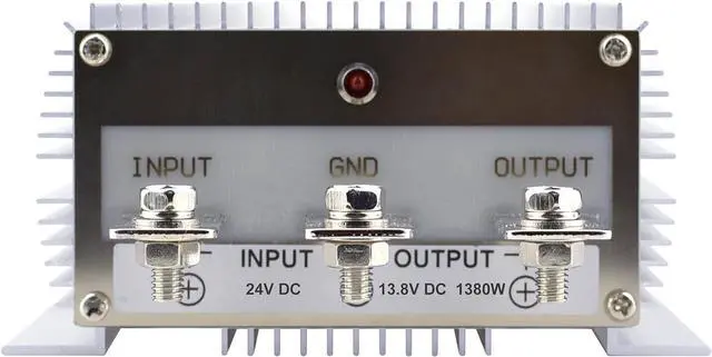 Alt view image 5 of 7 - DC 24V Step Down to 13.8V 100A 1380W Converter Voltage Regulator, Waterproof DC/DC Voltage Reducer Buck Transformer Power Supply for Golf Cart