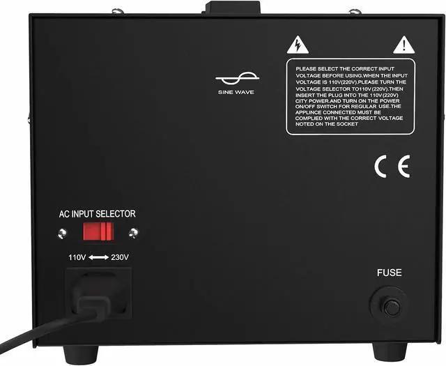 Alt view image 2 of 7 - Voltage Converter 2000 Watt Voltage Transformer, 220V / 230V / 240 Volt to 110V / 120 Volt or 110V / 120 Volt to 220V / 230V / 240 Volt, Heavy Duty Step Up & Down Transformer Converter