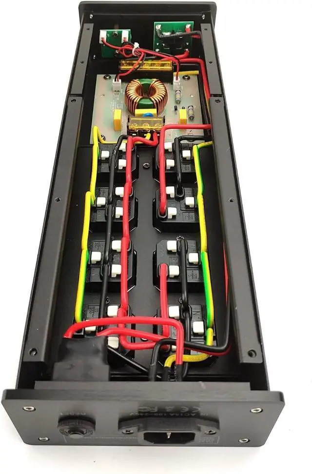 Alt view image 5 of 7 - AC Noise Power Filter - Line Conditioner Power Purifier Surge Protector with Universal Outlets