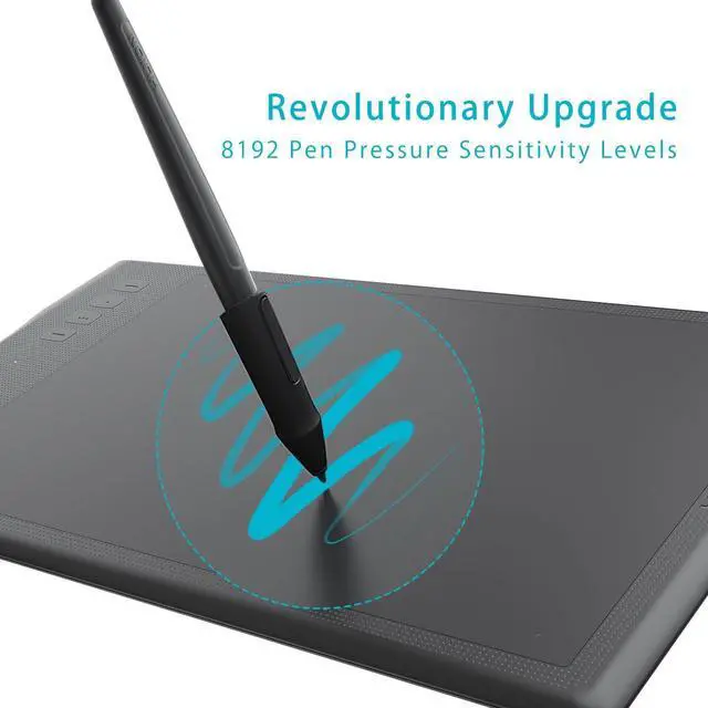 Alt view image 2 of 7 - HUION Inspiroy Q11K Wireless Graphic Drawing Tablets with 8192 Pressure Sensitivity 8 Customizable Shortcut Keys, 11 x 6.87 inches Digital Pen Tablet for Mac, Windows PC