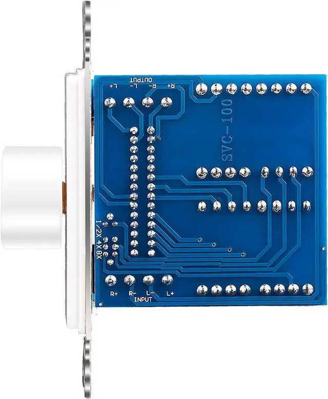 Alt view image 5 of 5 - 300W in Wall Volume Control Impedance Matching for Home Speakers, Rotary Knob White SVC300