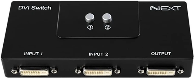 Main image of DVI 2 Port Manual Switch Box Monitor Single Mode 1920x1080 2:1