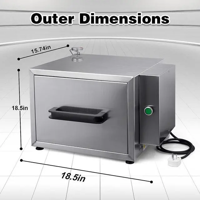 Alt view image 2 of 6 - Letensh Steam Shrink Wrap Machine, 220V Drawer-Type Steam Shrink Packaging Machine, PVC/PET/OPS Tabletop Packaging Equipment for Food, Makeup, Beverages, Candy, Stationery