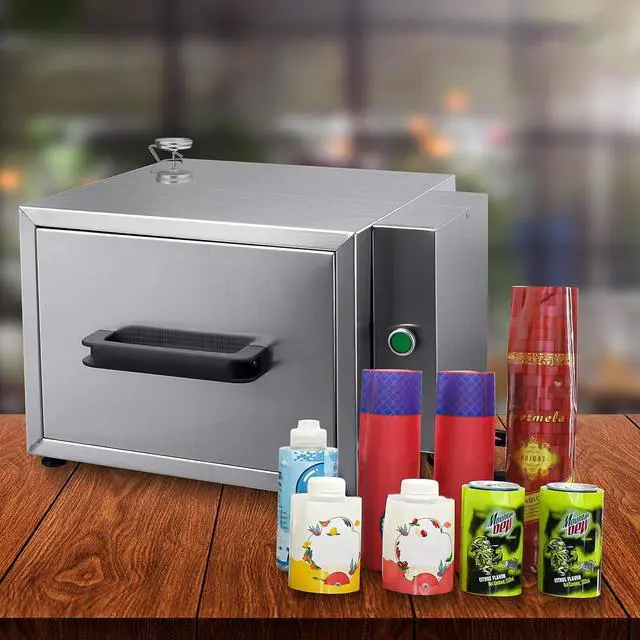 Alt view image 3 of 6 - Letensh Steam Shrink Wrap Machine, 220V Drawer-Type Steam Shrink Packaging Machine, PVC/PET/OPS Tabletop Packaging Equipment for Food, Makeup, Beverages, Candy, Stationery