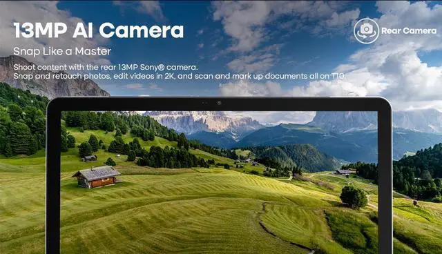 Alt view image 3 of 7 - Ninkear T10 Tablet 10.1-inch Full HD IPS 1920 * 1200P 8GB + 128GB 18 watt PD fast charging 8000MAh battery Android 12 Tablet