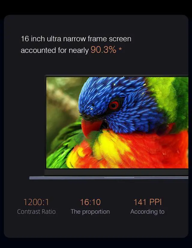 Alt view image 3 of 7 - Ninkear Laptop N16 Pro 16 inch 2.5K 165Hz Intel Core i7-1260P WiFi 6 32GB RAM+2TB SSD Office Computer Laptop Windows 11 Notebook 32 GB 2TB
