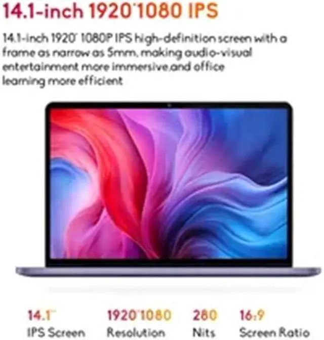 Alt view image 3 of 7 - Ninkear Laptop N14 Pro 14-inch IPS Full HD Intel Core i7-1165G7 16GB RAM+1TB SSD Portable Computer Windows 11 Notebook  Laptop N14 Pro 14-inch IPS Full HD Intel Core i7-1165G7 16GB R 1 TB 16GB