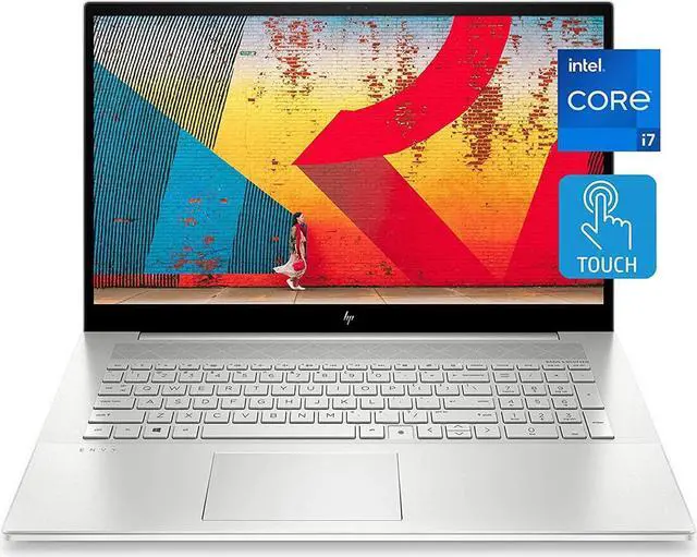Alt view image 7 of 7 - HP Envy 17t High Performance Laptop, 17.3" Full HD Touchscreen, Intel Core i7-1165G7 Processor, 64GB DDR4  512GB PCIe SSD, Backlit Keyboard, Fingerprint, Wi-Fi 6, Win11