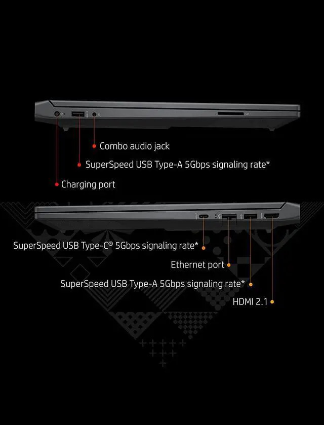 Alt view image 2 of 7 - HP Victus 15 Gaming Laptop, 12th Gen Intel 12-Core i5-12500H 12-Core, NVIDIA GeForce RTX 3050 4GB, 64GB DDR4  2TB PCIe SSD, 15.6" (1920 x 1080) anti-glare micro-edge Display, WiFi, Windows 11 Pro