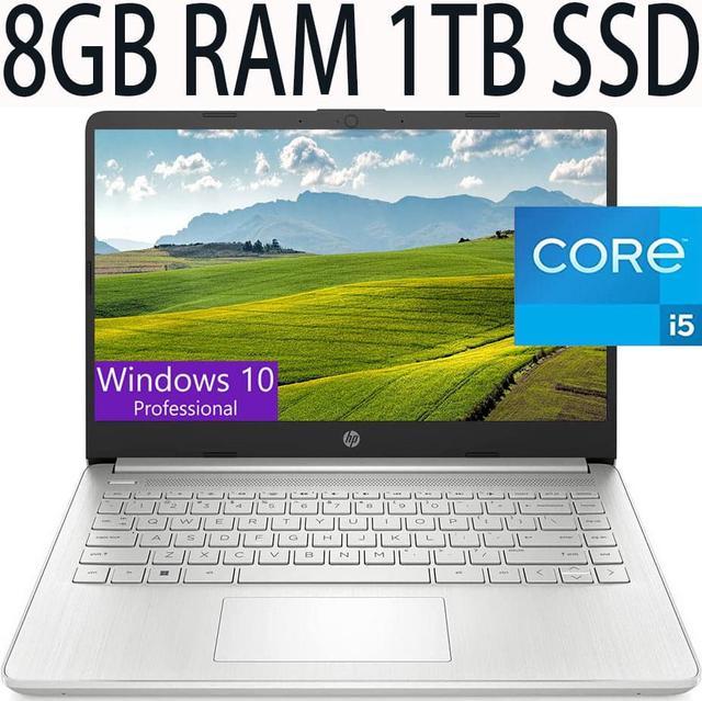 HP Pavilion 14 Laptop, Intel Core i5-1135G7 4-Core Processor, Intel Iris Xe  Graphics, 8GB DDR4 1TB PCIe SSD,14'' diagonal, HD (1366 x 768) Display,