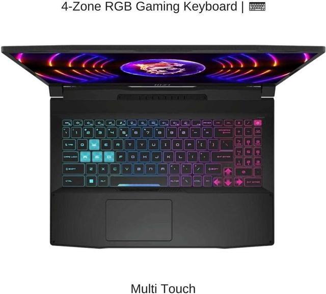 Alt view image 7 of 7 - MSI Katana 15 Laptop, 15.6" FHD 144Hz Display, Intel Core i7-13620H 10 Cores Processor, NVIDIA GeForce RTX 4060 8 GB GDDR6, 16GB DDR5  1TB PCIe SSD, Cooler Boost 5, Windows 11
