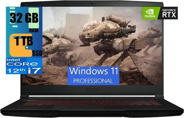 MSI Thin GF63 15 Gaming Laptop, 15.6