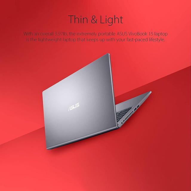 Alt view image 5 of 7 - ASUS VivoBook 15 Laptop, 15.6" FHD (1920x1080) Display, Intel i3-1115G4 2 Cores Processor, Intel UHD Graphics, 8GB DDR4  1TB PCIe SSD, USB Type-C, HDMI, Wi-Fi, Windows 11