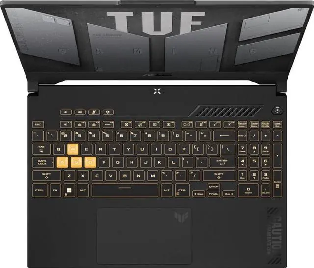Alt view image 5 of 7 - ASUS TUF F15 Gaming Laptop, 15.6'' FHD 144Hz Display, Intel Core i7-12700H 14 Cores Processor, NVIDIA GeForce RTX 4070 8GB GDDR6, 32GB DDR4  2TB PCIe SSD, Backlit Keyboard, Windows 10 Pro