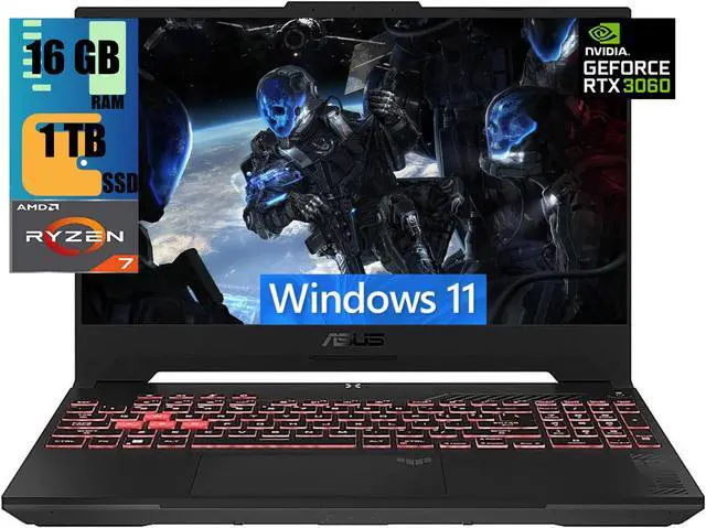 ASUS TUF Gaming A17 Gaming Laptop, 144Hz FHD Display, AMD