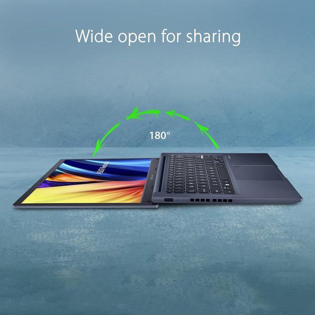 Alt view image 5 of 7 - ASUS VivoBook 14 Slim Laptop, 14" FHD (1920 x 1080) Display, Intel Core i3-1215U 6 cores Processor, Intel UHD Graphics, 32GB DDR4  1TB PCIe SSD, Fingerprint Sensor, Windows 11 Pro