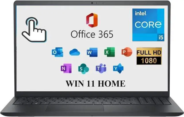 Alt view image 2 of 7 - DELL Inspiron 3520 15 Business Laptop, 15.6'' FHD Touchscreen, Intel Core i5-1155G7 4 Cores Processor, Intel UHD Graphics, 36GB DDR4  2TB PCIe SSD, Wi-Fi, Bluetooth, Windows 11