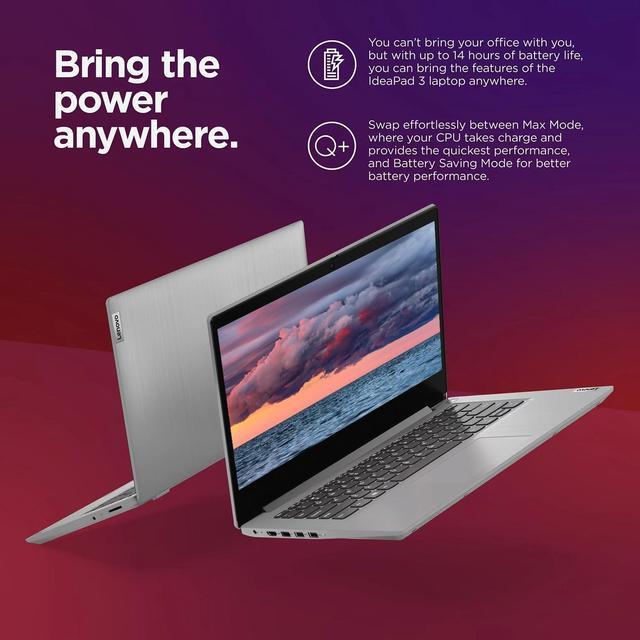 Alt view image 5 of 6 - Lenovo IdeaPad 3 14 Laptop, 14" FHD (1920 x 1080) Display, Intel Core i5-1135G7 4 Cores Processor, Intel Iris Xe Graphics, 12GB DDR4  1TB PCIe SSD, Wi-Fi 6 and Bluetooth, Windows 10