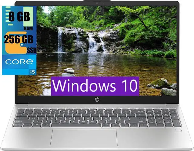 Main image of HP 15 Laptop, 15.6" FHD (1920 x 1080) Display, 11th Gen Intel Core i5-1135G7 4 cores Processor, Intel Iris Xe Graphics, 8GB DDR4  256GB PCIe SSD, Bluetooth, HDMI, Windows 10