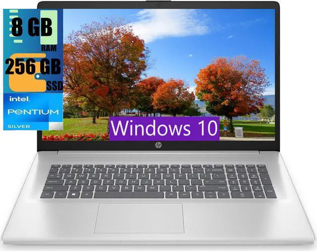 HP 17 Laptop, HD+ Touchscreen, Intel Pentium Silver N5030