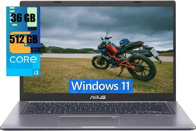 Main image of ASUS VivoBook 15 Laptop, 15.6" FHD1920 x 1080 Touchscreen, Intel Core i3-1115G4 Up to 4.1GHz (Beat i5-1035G4), Intel UHD Graphics, 36GB DDR4  512GB PCIe SSD, Fingerprint Reader, Windows 11