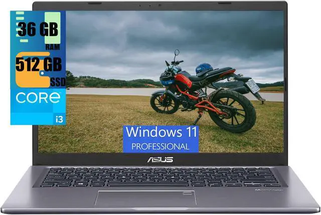 Main image of ASUS VivoBook 15 Laptop, 15.6" FHD1920 x 1080 Touchscreen, Intel Core i3-1115G4 Up to 4.1GHz (Beat i5-1035G4), Intel UHD Graphics, 36GB DDR4  512GB PCIe SSD, Fingerprint Reader, Windows 11 Pro