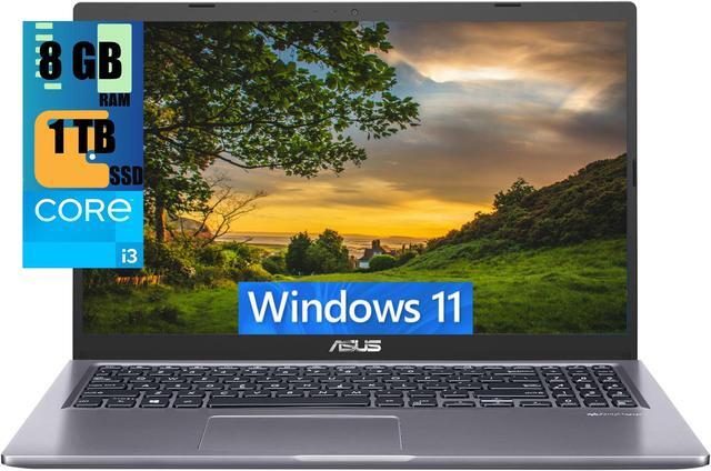 Main image of ASUS VivoBook 14 Laptop, 14" Full HD Non-Touch Display, Intel Core i3-1115G4 2-Core Processor,  Intel UHD Graphics, 8GB DDR4  1TB PCIe SSD, Backlit Keyboard, Fingerprint Reader, Windows 11