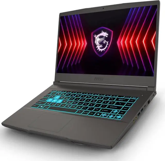 Alt view image 4 of 6 - MSI Thin 15 Gaming Laptop, 15.6" FHD 144Hz Display, 12th Gen Intel 8-core i5-12450H Processor, NVIDIA GeForce RTX 3050 4GB Graphic, 64GB DDR4  2TB PCIe SSD, Backlit Keyboard,  Windows 11