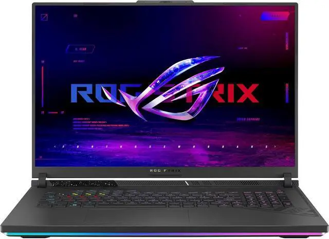 Alt view image 2 of 7 - ASUS ROG Strix G18 Gaming Laptop, 18" QHD 240Hz Display, Intel Core i9-13980HX 24-Core Processor, NVIDIA GeForce RTX 4070 8GB GDDR6 Graphics, 16GB DDR5  2TB PCIe SSD, RGB Backlit, Windows 11