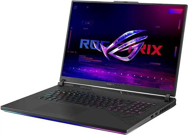 Alt view image 4 of 7 - ASUS ROG Strix G18 Gaming Laptop, 18" QHD 240Hz Display, Intel Core i9-13980HX 24-Core Processor, NVIDIA GeForce RTX 4070 8GB GDDR6 Graphics, 16GB DDR5  2TB PCIe SSD, RGB Backlit, Windows 11