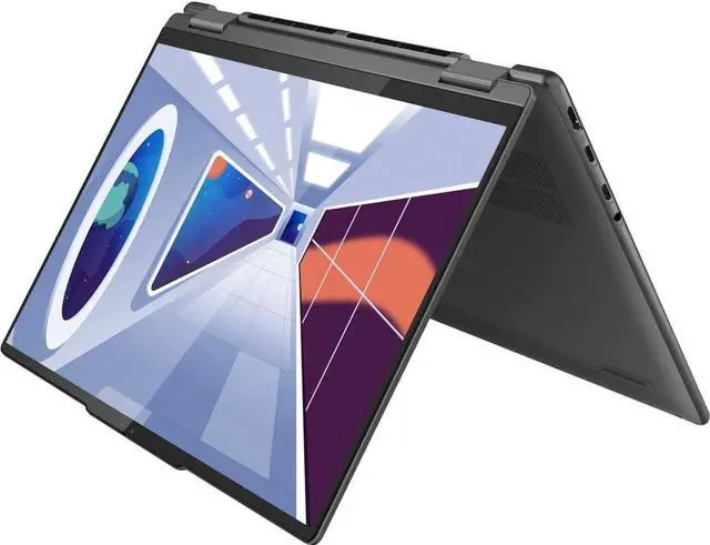Alt view image 2 of 7 - Lenovo Yoga 7 14 2-in-1 Laptop, 14" WUXGA IPS Touchscreen, Intel Core Ultra 5 125U 12-Core Processor, Intel Iris Xe Graphics, 16GB  DDR4  1TB PCIe SSD, Backlit KB, WiFi 6E, Windows 11 Pro
