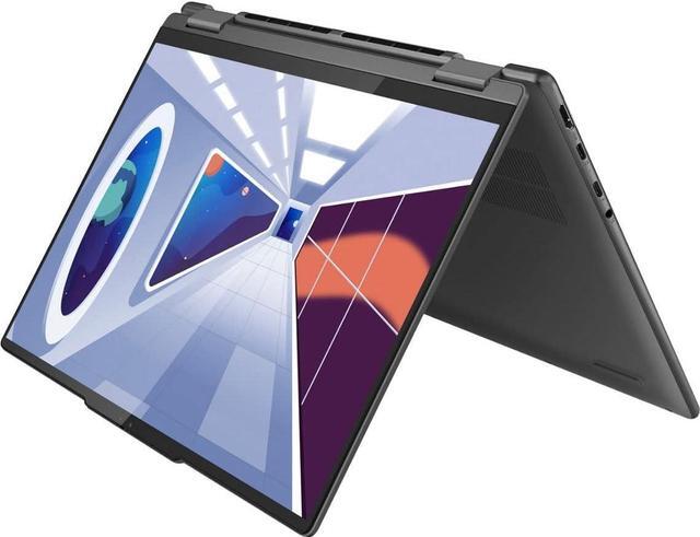 Alt view image 2 of 6 - Lenovo Yoga 7 2-in-1 14 Laptop, 14" FHD+ Touchscreen, AMD Zen 4 Octa-core Ryzen 7 8840HS Processor, AMD Radeon 780M Graphics, 16GB  DDR4  1TB PCIe SSD, Backlit, FP, FHD Webcam, Windows 11 Pro