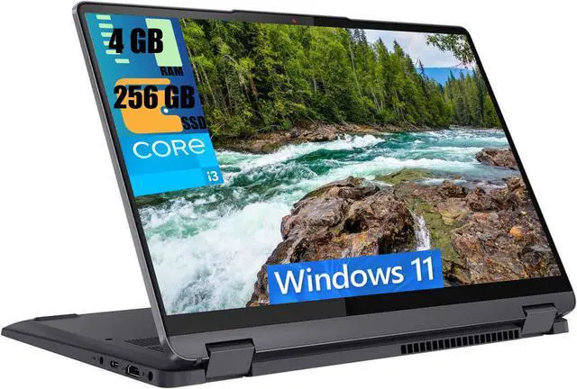 Main image of Lenovo IdeaPad Flex 5i 14 2-in-1 Laptop, 14" FHD IPS Touchscreen, 11th Gen Core i3-1115G4 Dual-Core Processor, Intel UHD Graphics, 4GB  DDR4  256GB  PCIe SSD, Webcam, FP Reader, Windows 11 Home