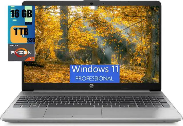 HP 255 G9 15 Laptop, FHD (1920 x 1080) Display, AMD Ryzen