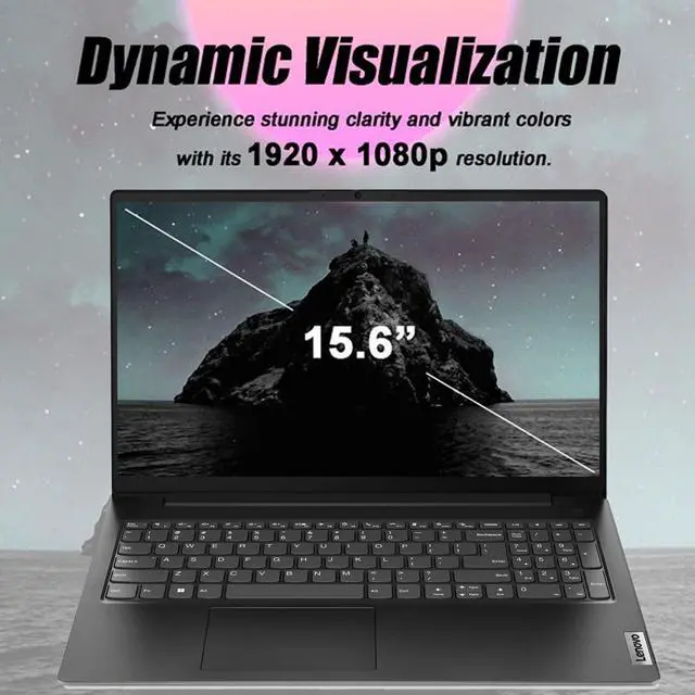 Alt view image 5 of 6 - Lenovo V15 Business Laptop, 15.6" FHD Display, Intel Core i5-13420H 8 Cores Processor, Intel UHD Graphics, 40GB DDR4  1TB PCIe SSD, Webcam, Numeric Keypad, Wi-Fi, Windows 11