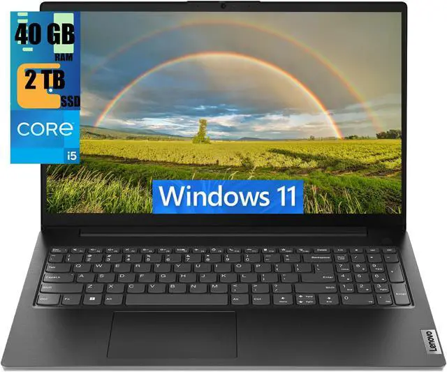 Main image of Lenovo V15 Gen 4 Business Laptop, 15.6" FHD Display, Intel Core i5-13420H 8 Cores Processor, Intel UHD Graphics, 40GB DDR4  2TB PCIe SSD, HDMI, Webcam, Numeric Keypad, Wi-Fi, Windows 11