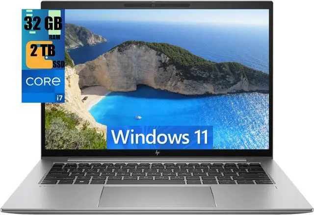 Main image of HP ZBook Firefly G10 14 Laptop, 14" FHD + Touchscreen, Intel Core i7-1360P 12-Cores Processor, Intel Iris Xe Graphics, 32GB DDR4  2TB PCIe SSD, Backlit KB, FP Reader, WiFi 6E, Windows 11