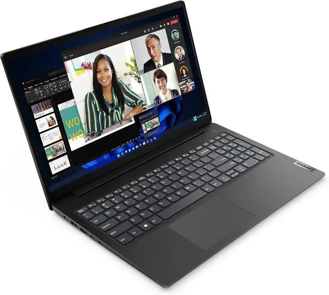 Alt view image 4 of 5 - Lenovo V15 Business Laptop, 15.6" FHD Display, AMD Ryzen 7 7730U 8 Cores Processor, AMD Radeon Graphics, 40GB DDR4  2TB PCIe SSD, Numeric Keypad, HDMI, RJ45, Webcam, Wi-Fi, Windows 11