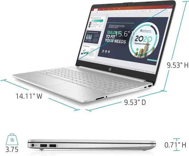 Alt view image 2 of 5 - HP Pavilion 15 Laptop, 15.6" HD Touchscreen, Intel Core i5-1135G7 2.40GHz Quad-Core Processor, Intel Iris Xe Graphics, 16GB DDR4  1TB PCIe SSD, Numpad, HDMI, Type A&C, Webcam, Windows 11