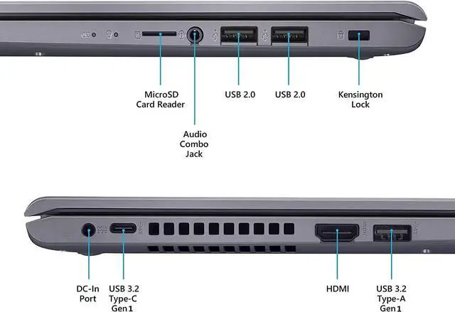 Alt view image 6 of 6 - Asus VivoBook 15 Laptop, 15.6'' FHD Touchscreen, Intel Core i5-1135G7 Quad-Core Processor, Intel Iris Xe Graphics, 36GB DDR4  512GB PCIe SSD, Wi-Fi and Bluetooth, Windows 11 Pro