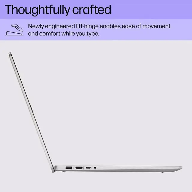 Alt view image 4 of 6 - HP 17 Laptop, 17.3" HD+ (1600 x 900) Touchscreen, Intel 7 150U 10-Cores Processor, Intel Graphics, 32GB DDR4  2TB PCIe SSD, Wi-Fi 6 (2x2) and Bluetooth 5.3, Windows 11 Pro