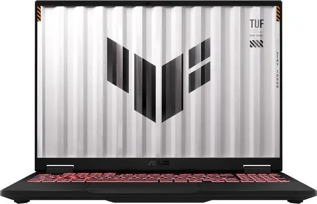 Alt view image 2 of 6 - ASUS TUF A16 Gaming, 16" 165Hz Display, AMD Ryzen AI 9 HX 370 12 Cores Processor, NVIDIA GeForce RTX 4060 8GB GDDR6 Graphics, 16GB  DDR4  256GB  PCIe SSD, Wi-Fi 6E + Bluetooth 5.3, Windows 11 Pro
