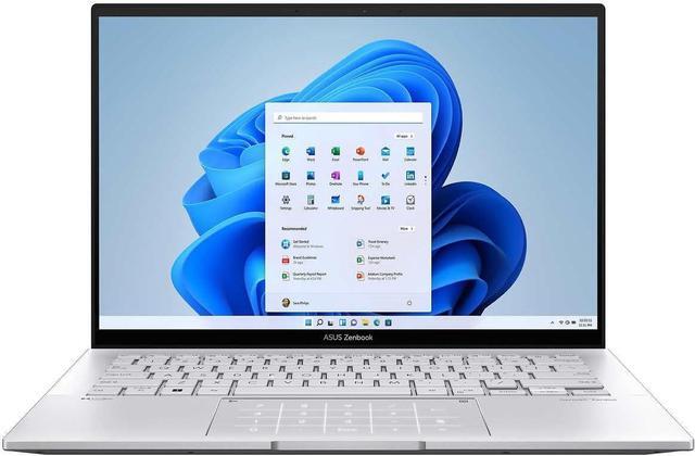 Alt view image 2 of 6 - ASUS Zenbook 14 OLED Laptop, 14" 2.8K Touchscreen, Intel Core i9-13900H 14-Core Processor, Intel Iris Xe Graphics, 16GB  DDR4  1TB PCIe SSD, Backlit Keyboard, Fingerprint, Windows 11 Pro