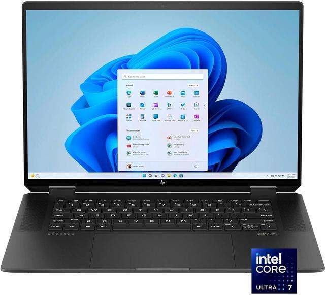 Alt view image 3 of 6 - HP Spectre x360 16 2-in-1 Laptop, 16" WQXGA (2560 x 1600) Touchscreen, Intel Core Ultra 7 155H 16-Core Processor, Intel Arc graphics, 32GB DDR4  512GB PCIe SSD, Backlit KB, FP, Windows 11 Pro