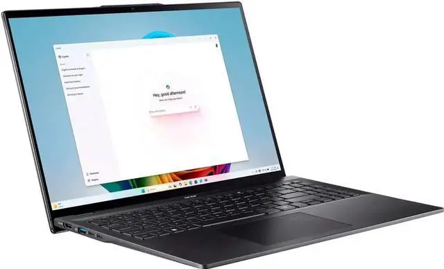 Alt view image 4 of 6 - Acer Swift 16 Laptop, 16" 3k (2880x1800) OLED Touchscreen, Intel Ultra 7 256V 8-Core Processor, Intel Arc Graphics, 16GB  DDR4  2TB PCIe SSD, Backlit KB, Fingerprint Reader,, Windows 11 Pro